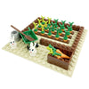 Farm MOC Building Blocks Playset – Animal Parts Pasture Bricks Kit with Chicken Coop, Pig House and Birdhouse Compatible with Standard Stud Bricks