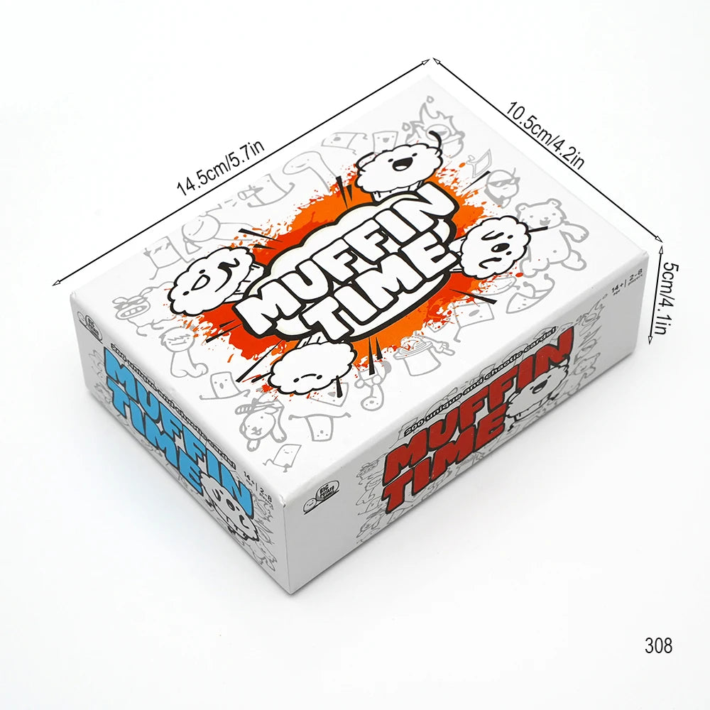 Muffin Time – A Very Random Card Game, 200pcs Party Game for 2-8 Players, Quick and Fun Game Night