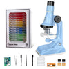 Kids Microscope Kit with LED – 200x, 600x, 1200x Biological Science Toy