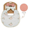 3-Piece Set – Baby Flower Bibs & Headbands, Bow Nylon Hairbands, Double-Side Saliva Towel & Feeding Burp Cloth for Boys & Girls - Kidzy Market