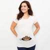 Maternity Shirt Pregnancy Announcement Tee - Summer Casual Mama Blouse, Basic Pregnancy Clothes for Expecting Moms