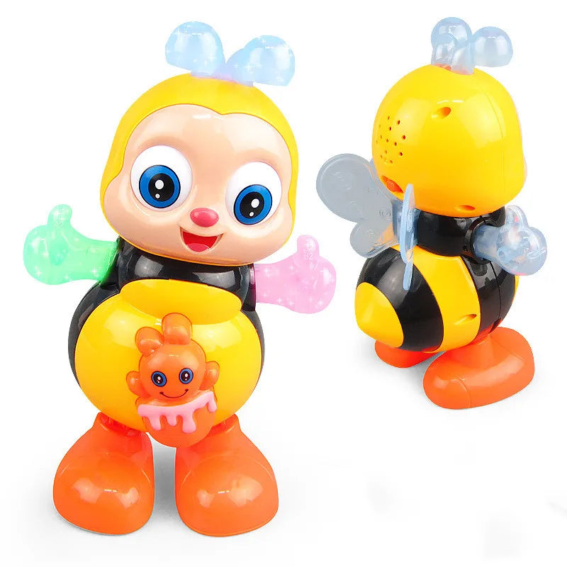 Dancing Bee Electric Musical Toy, Electronic Cartoon Bee, Preschool Learning and Educational Interactive Singing Toy