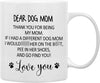 Dachshund Coffee Mug - Ceramic Wiener Dog Coffee Cup 320 ml (10.8 fl oz) Gift for Dog Lovers