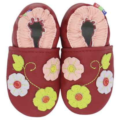Carozoo Baby Shoes – Leather Children Slippers, Prewalker First Walking Shoes for Newborn Boys & Girls