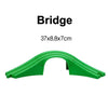 1-Piece Wooden Train Track Accessory – Compatible Railway Piece for Kids Wooden Train Sets, Educational Toy