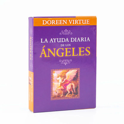 44-Card Deck Daily Guidance Oracle Tarot - Angelic Wisdom Card Game, Spanish Version, Fate Divination Tarot Board Game