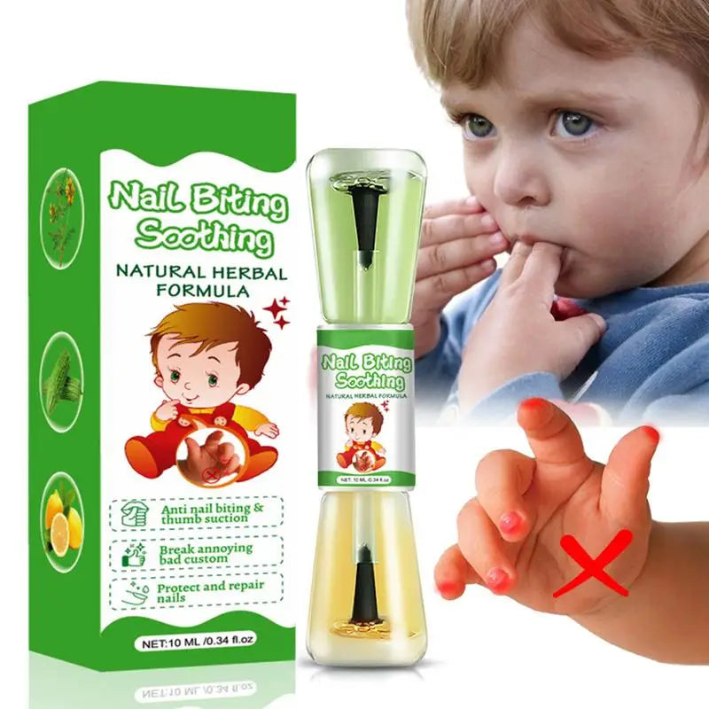 Nail Biting Prevention – Bitter Stop Nail Biting, Natural Thumb Sucking Prevention for Adults & Children, Safe Nail Care with Bitter Taste