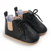 New Baby Shoes Retro Leather Boy Girl Multicolor Toddler Rubber Sole Anti-Slip First Walkers Infant Moccasins