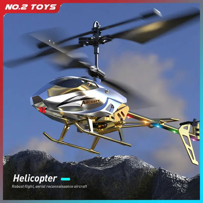 3.5CH RC Helicopter with Lights – Fall Resistant XK913 Remote Control Toy for Kids