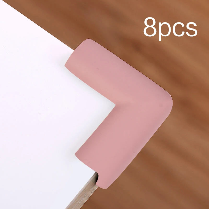 8Pcs Children Protection Corner Guards 55x55mm Soft Table Desk Baby Safety Edge Protectors