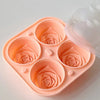 3D Rose Ice Cube Mold Reusable Food-Grade Silicone 2.5 Inch Ice Ball Mold for Drinks and Desserts