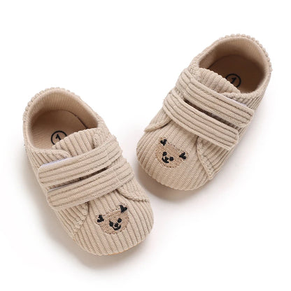 Baby Mid Top Sneakers Classic Solid Color Casual Shoes Non-Slip Rubber Sole Beginner's Children's Shoes