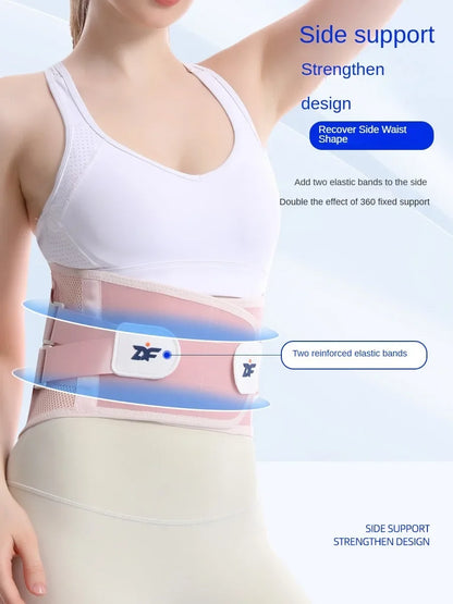 Adjustable Back Support Belt, Lumbar Support Breathable Lower Back Brace for Sciatica, Scoliosis, Herniated Disc Relief