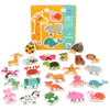 Kids Wooden Jigsaw Puzzle - Early Learning Matching Game (Animals, Fruits, Vehicles) - Educational Toy for Toddlers & Preschoolers