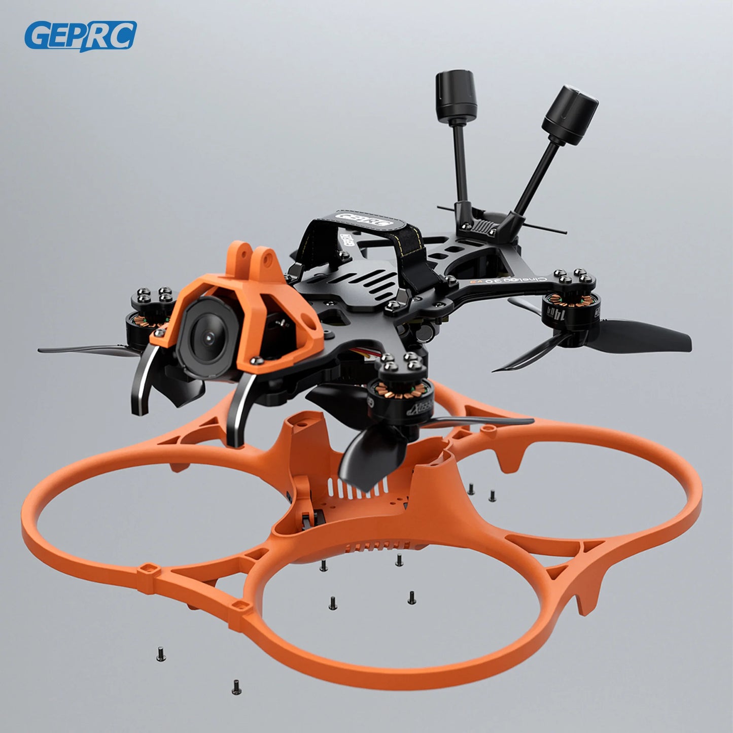 GEPRC Cinelog30 V3 FPV Quadcopter with O4 Air Unit PRO F722 45A 32Bit AIO SpeedX2 1404 3850KV LED BEC RC Freestyle Drone