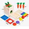Montessori Wooden Educational Toy Set for Kids Ages 3-12 — Alphabet Puzzles, Xylophone & Building Blocks