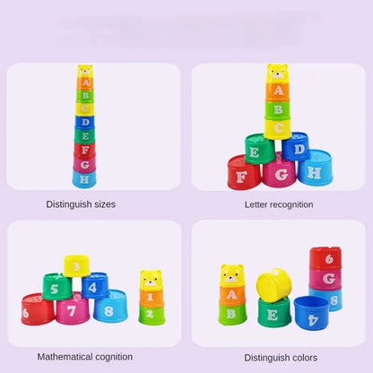 Kid Brain Response Battle Fold Cup – Hand Speed Competition and Early Education Stack Game