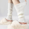 New Women's Japan Leg Warmer Lolita Long Wool Knitted Socks | Protective Shoes Cover & Shoulder Pads for Autumn and Winter | Crochet Socks