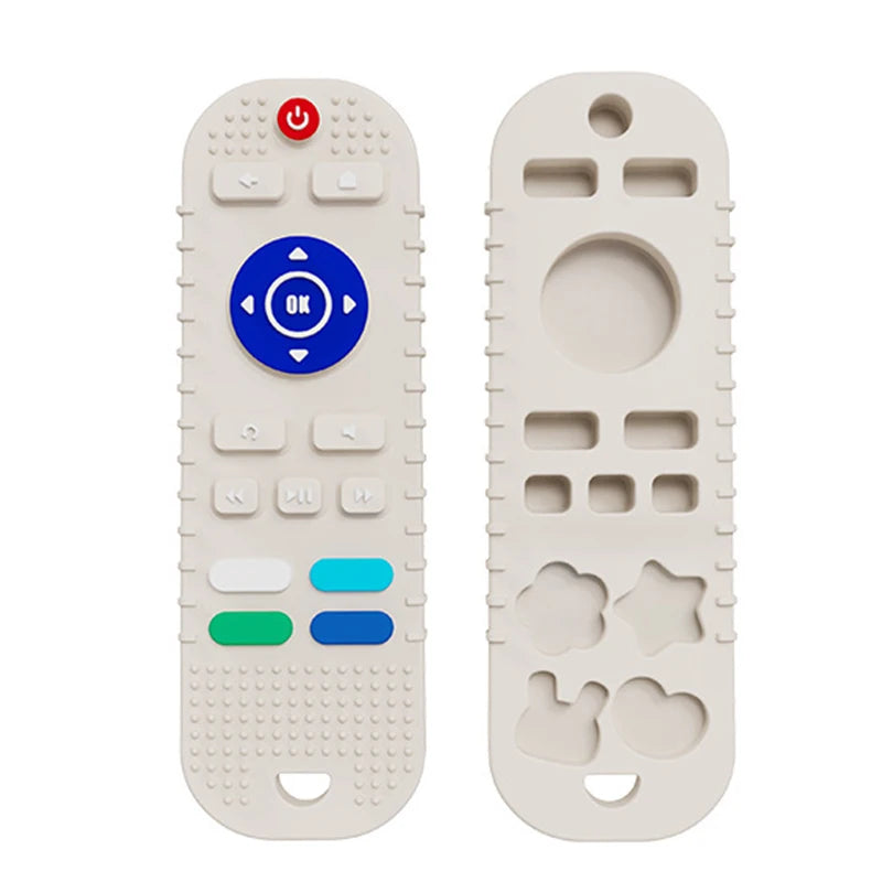 Silicone Baby Teething Toy - Remote Control Game Controller for Babies 6-12 Months | Perfect Gift for Teething Relief