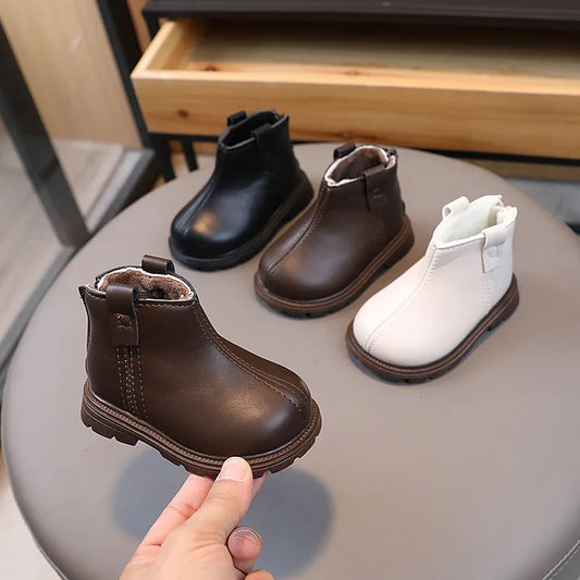 Winter Baby Boots Soft Sole Anti-Slip Plush Baby Girls Boys Snow Boots Toddler Kids Infant Shoes
