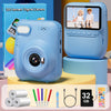 Gofunly Kids Instant Print Camera with 3.0-Inch Screen, 1080P Mini Digital Video Recorder for Ages 6-12