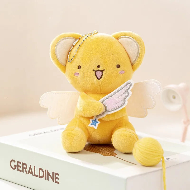 Cartoon Cardcaptor Sakura Kero Plush Doll Pendant, Soft Stuffed Keychain Toy for Kids