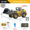 ZWN 2.4G Remote Control Excavator Dump Truck Alloy Construction Vehicle Toy