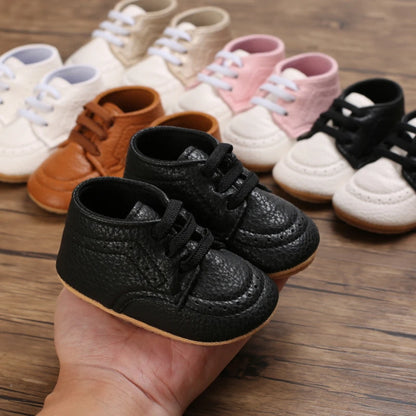 Boys and Girls Leather Loafers – Comfortable Oxford Dress Shoes, First Walkers, Baby Outdoor Shoes