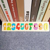 Montessori Wooden Shape Matching Building Blocks Toy for Toddlers Ages 2+ Early Learning Educational Puzzle