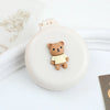 Cute Rabbit Bear Air Cushion Mini Hairbrush – Portable Cartoon Princess Foldable Massage Anti-Screw Comb for Women & Baby