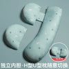 Pregnancy Pillow - Soft U-Shaped Lumbar Side Sleeper Cushion for Pregnant Women Maternity Tummy Support Pad