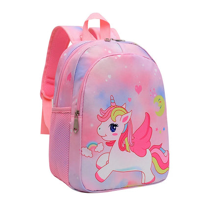 Toddler Girls Backpack Cartoon Unicorn Mermaid Print School Bag for Kindergarten Elementary Gift for Children Girls Backpacks - Kidzy Market