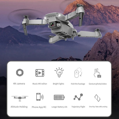 KBDFA E88 Pro Foldable Drone with 4K Wide-Angle Camera and WiFi FPV