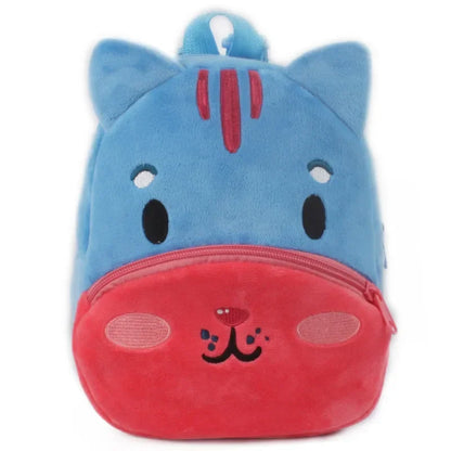 Baby Girls Plush Backpack - Cute 3D Cartoon Animal School Bag for Toddlers 0-4Y - Kidzy Market