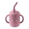 Newborn Feeding Portable Drinkware, Baby Food Storage Snack Cup, Infant Sippy Cup, Silicone Feed Water Bottle, Baby Accessories