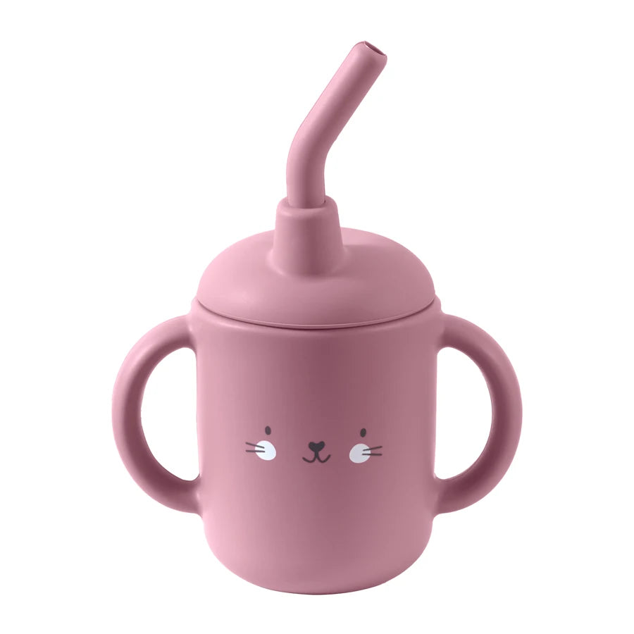 Newborn Feeding Portable Drinkware, Baby Food Storage Snack Cup, Infant Sippy Cup, Silicone Feed Water Bottle, Baby Accessories