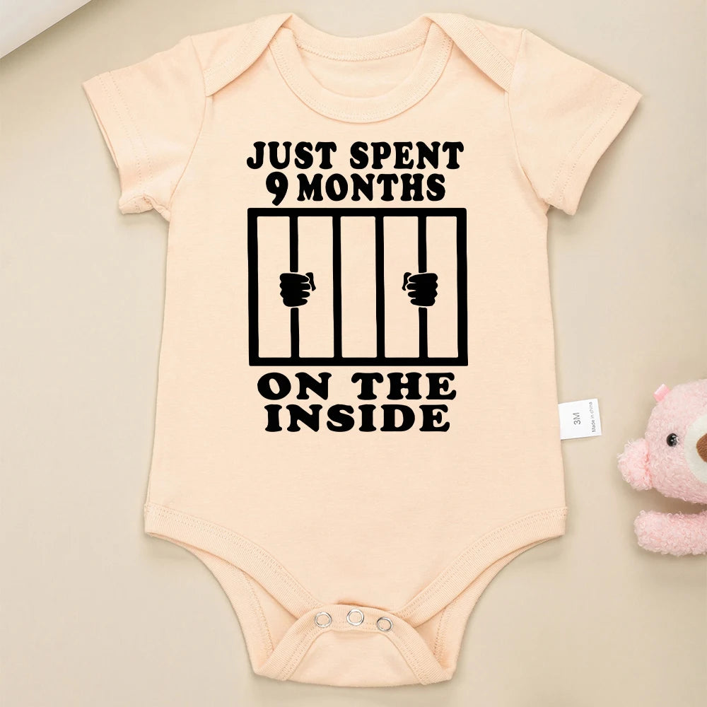 Funny & Creative Newborn Baby Clothes – Cotton Summer Pajamas for Boys & Girls, Loose Short Sleeve Onesie, 0-24 Months Streetwear