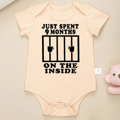 Funny & Creative Newborn Baby Clothes – Cotton Summer Pajamas for Boys & Girls, Loose Short Sleeve Onesie, 0-24 Months Streetwear