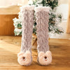 3D Baby Winter Fluffy Slipper Socks - Cute Knee-High Socks for Infants & Toddlers | Fleece Warm Socks for Boys & Girls