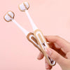 2Pcs Ultra Fine Soft Bristle Children's Toothbrush Set, 3-Sided Oral Cleaning for 3-12 Years Old