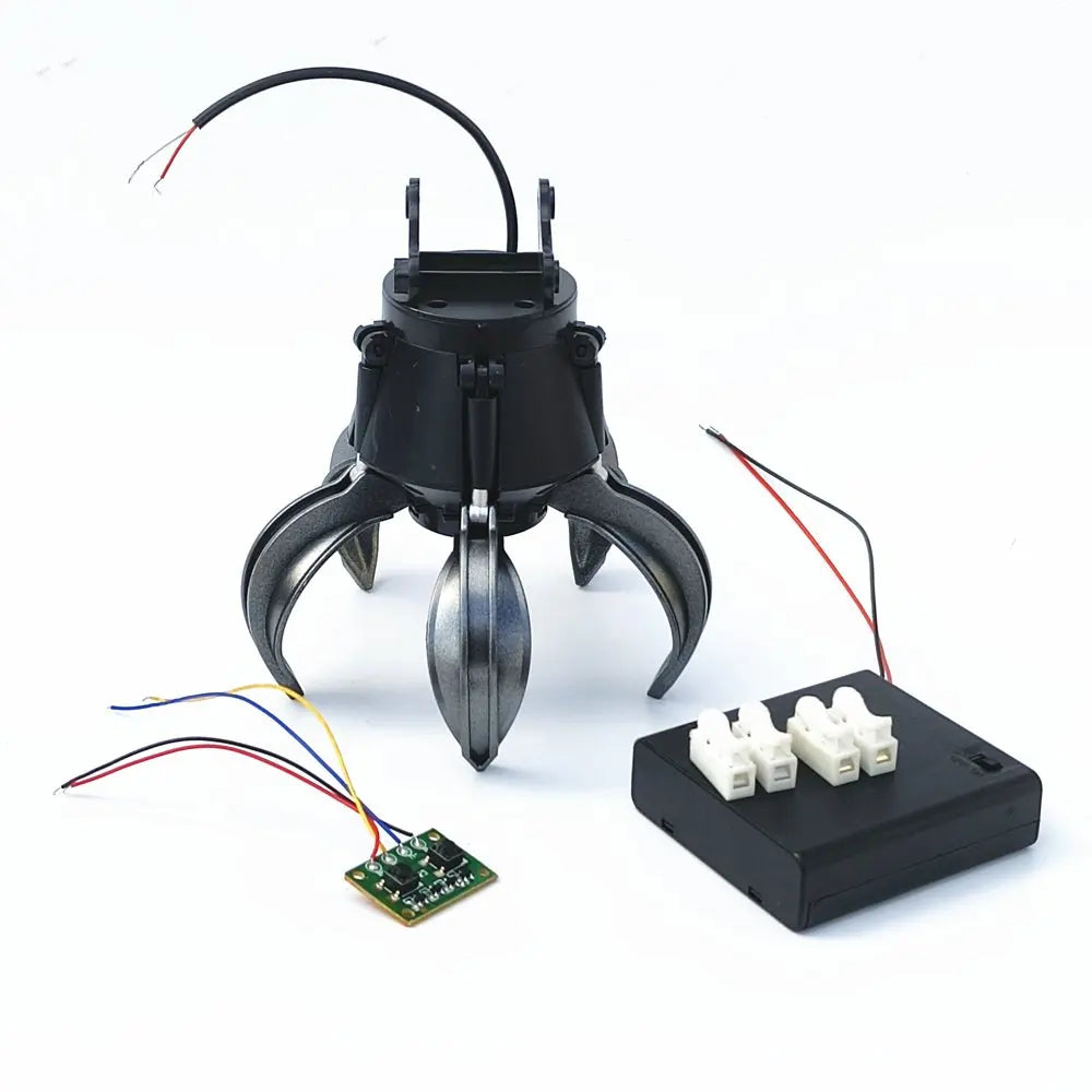 Plastic Ball Manipulator Gripper Claw with Controller Motor, Gripper for Robot Arm, UAV Excavator Clamp, Programmable DIY Kit