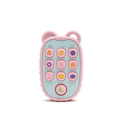 Baby Teether Gloves - Cartoon Bear Silicone Teething Gloves, Dental Care for Gums, Anti-Eating Molar Stick, BPA-Free Baby Accessory