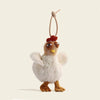 Fur Chicken Plush Bag – Ugly Hen Handbag with Funny Kawaii Chicken Pendant Keychain for Women