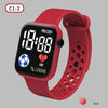 2025 LED Digital Sports Watch for Kids Boys and Girls Waterproof Silicone Electronic Watch