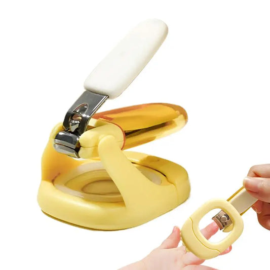 Baby Light Up Nail Clippers with Magnifier – Splashproof Nail Trim, Baby Fingernail Styling Tools, Portable Nail Scissors for Babies