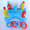 Inflatable Swimming Pool Beach Ring Throwing Game Set Floating Toys for Summer Fun