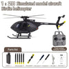 1:28 C189 RC Helicopter MD500 – Dual Brushless Motor with 6-Axis Gyro and One-Click Takeoff/Landing
