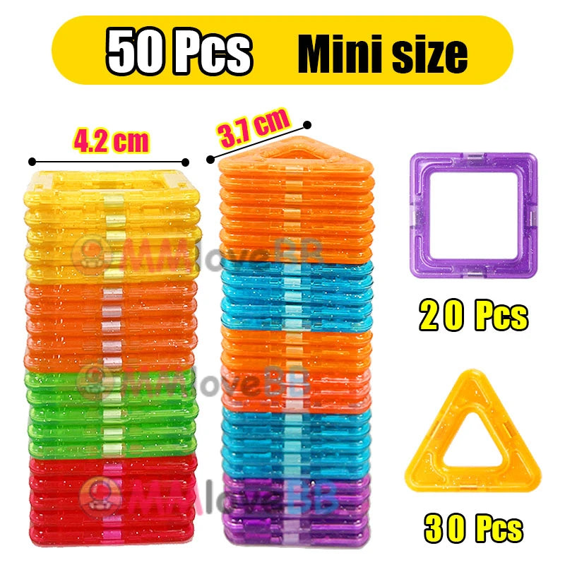 Magnetic Building Blocks Big and Mini Size DIY Construction Set
