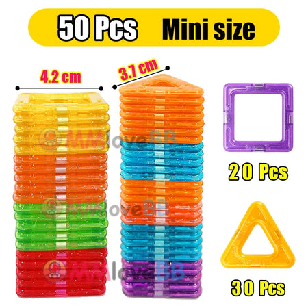 Magnetic Building Blocks Big and Mini Size DIY Construction Set