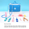 Wooden Doctor and Dentist Pretend Play Set for Kids, Educational Medical Role Play Toy